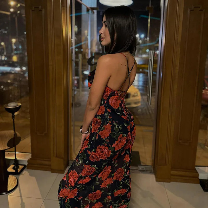 Robe Fleurie Nuit de Romance