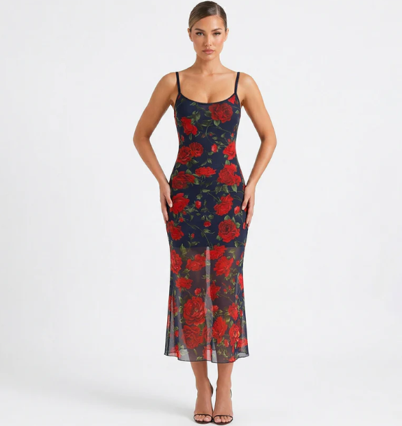 Robe Fleurie Nuit de Romance