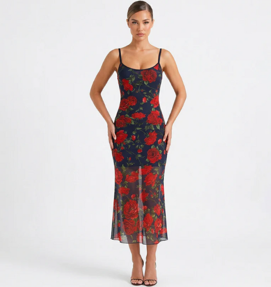 Robe Fleurie Nuit de Romance